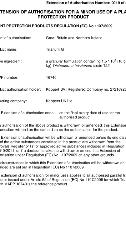 Brassica Vegetables EAMU